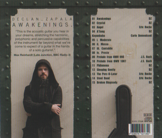 Richard Wilson photographer on Declan Zapala’s ‘Awakenings’ CD cover