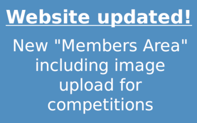 Website update, New “Members Area”